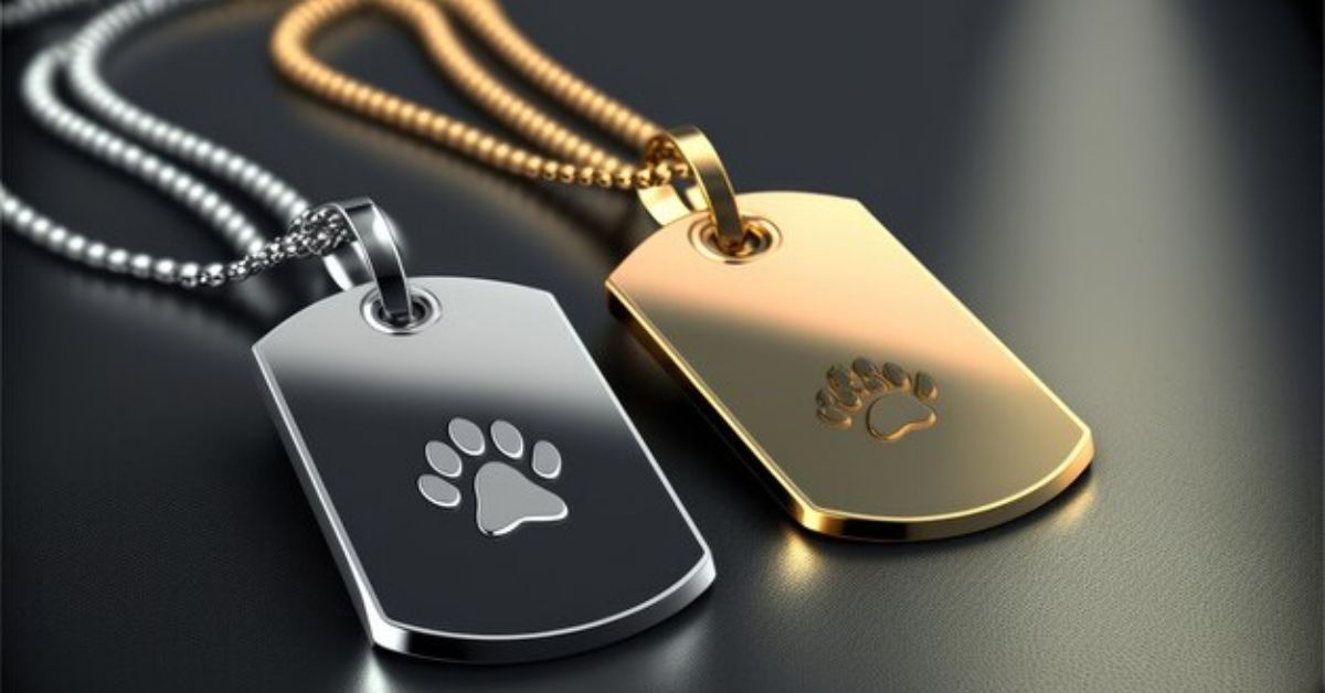 large personalized dog tags