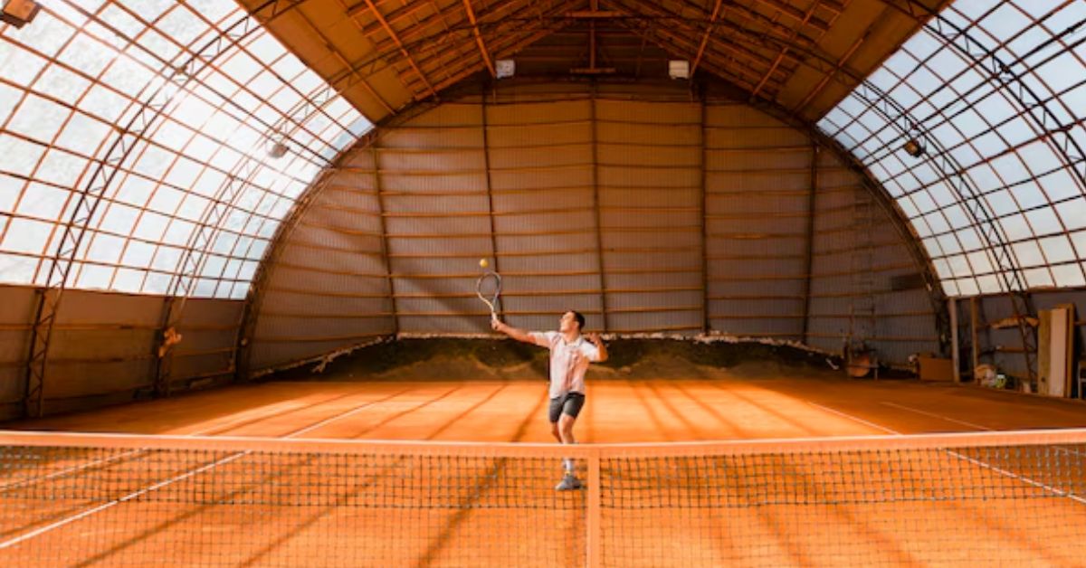 tennis court shade structures